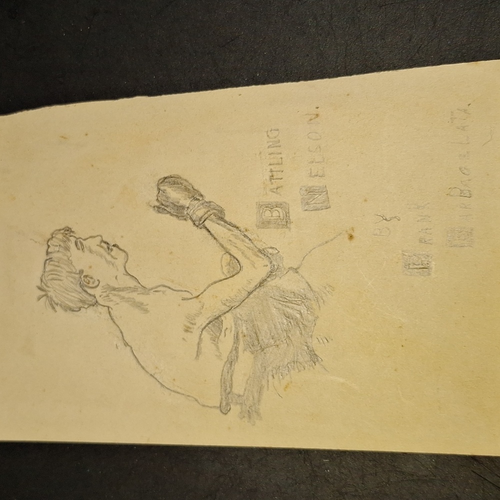 BarBagelata drawing, 1910s original